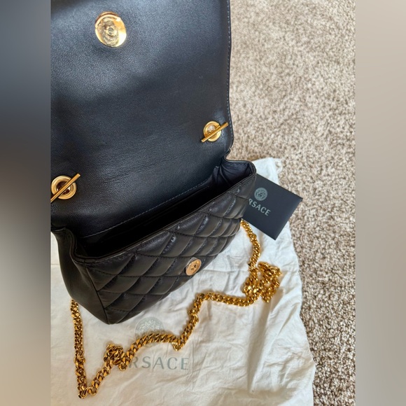 Excellent Condition - Versace Quilted Leather Crossbody - Picture 7 of 8